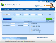 Tablet Screenshot of kurier-broker.eu
